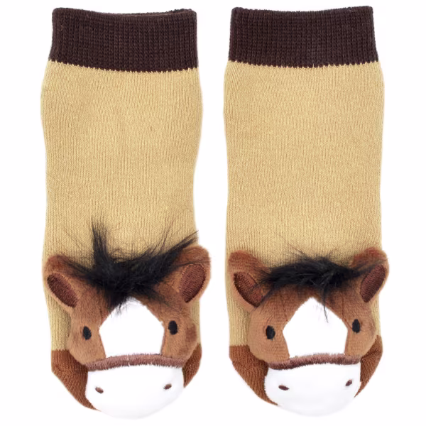Derby Pony Horse Boogie Toes Rattle Socks - Image 2