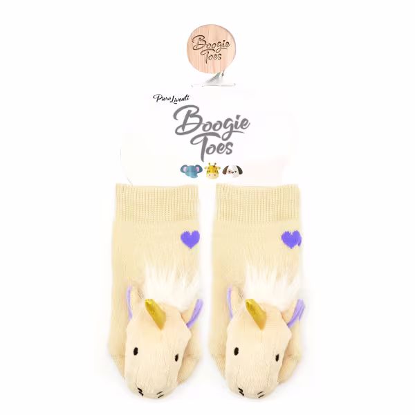 Golden Unicorn Boogie Toes Rattle Socks - Image 6