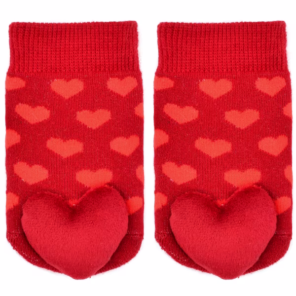 Baby Love Heart Boogie Toes Rattle Socks - Image 4