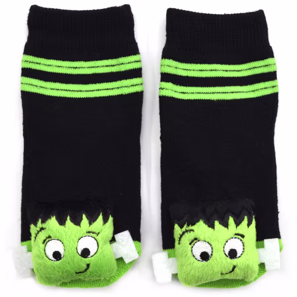 Frankenstein Halloween Boogie Toes Rattle Socks - Image 6