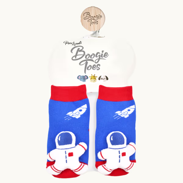 Baby Astronaut Boogie Toes Rattle Socks - Image 6