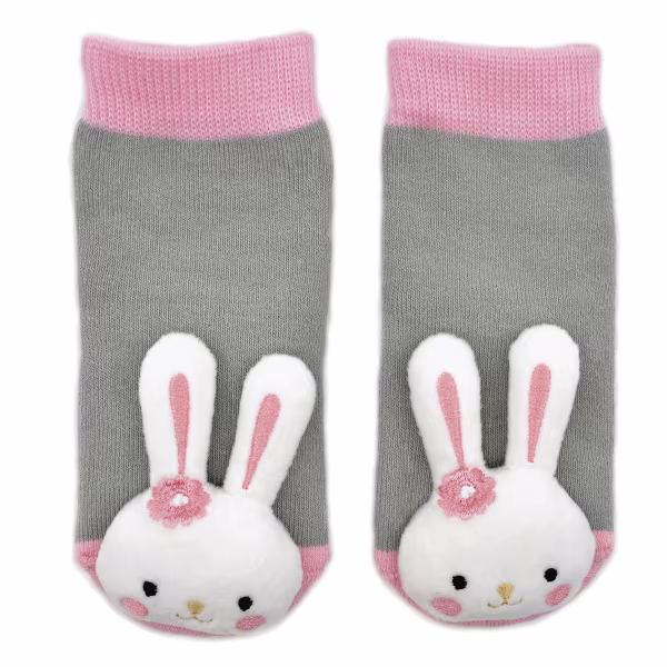 Pink Bunny - Boogie Toes Rattle Socks