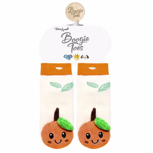 Smiley Orange, Boogie Toes Rattle Socks - Image 3