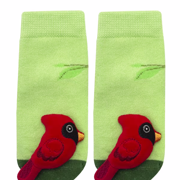 Red Cardinal, Boogie Toes Rattle Socks - Image 2