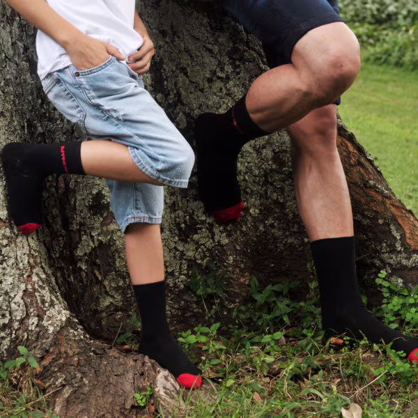 2 pair Sidekicks Master/Apprentice, Daddy and Me Socks Set - Image 4