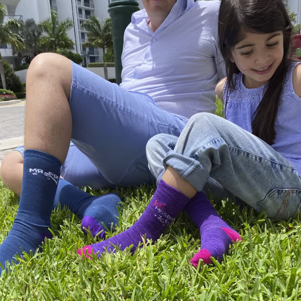 2 pair Sidekicks, Mr Fix It, Daddy and Me Socks Set - Image 2