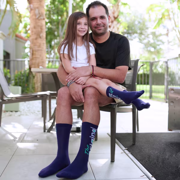 2-pair Sidekicks Original Remix - Daddy & Me Socks Set - Image 3