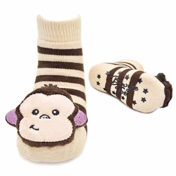 Monkey Boy, 2-Pc Boogie Toes & Tight Baby Gift Set (6-18m) - Image 4