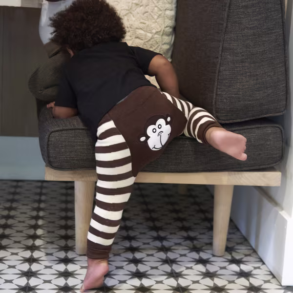 Monkey Boy, 2-Pc Boogie Toes & Tight Baby Gift Set (6-18m) - Image 2