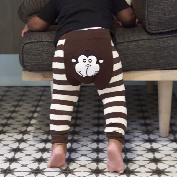 Monkey Boy, 2-Pc Boogie Toes & Tight Baby Gift Set (6-18m) - Image 3