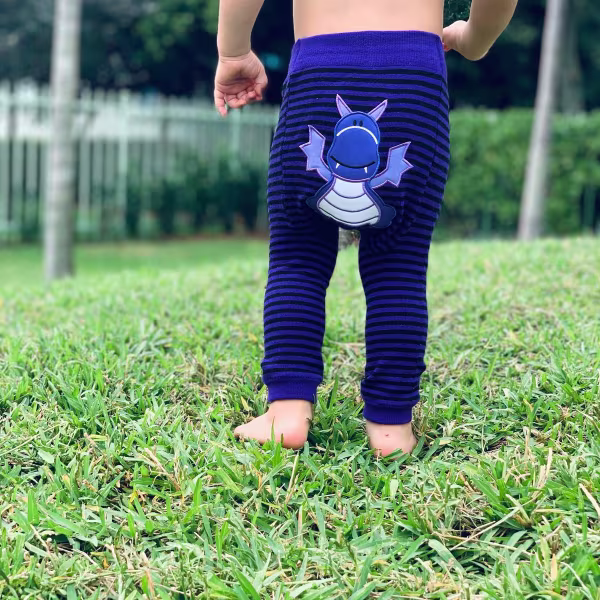 Purple Dragon, 2-Pc Boogie Toes & Tight Baby Gift Set (6-18m) - Image 2