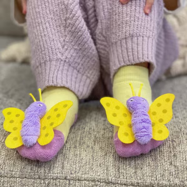 Butterfly, 2-Pc Boogie Toes & Tight Baby Gift Set (6-18m) - Image 2