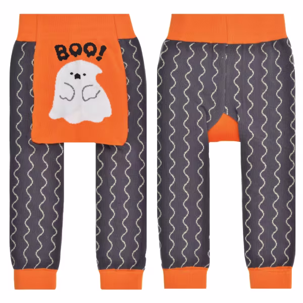Pumpkin & Ghost, 2-Pc Boogie Toes & Tight Baby Gift Set - Image 4