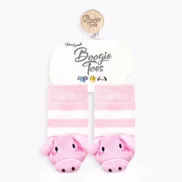 Pink Pig, 3-Pc Boogie Toes, Tight & Tee Baby Premium Gift Set - Image 10