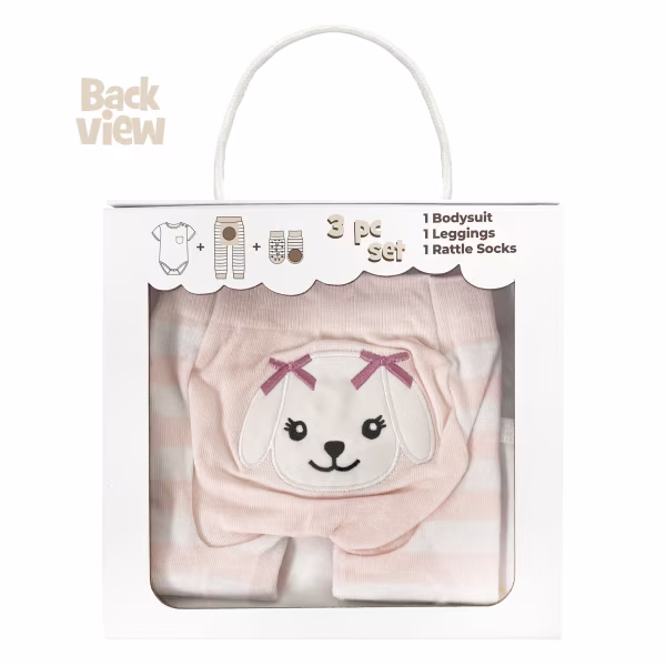 Toy Puppy, 3-Pc Boogie Toes, Tight & Tee Baby Premium Gift Set - Image 8