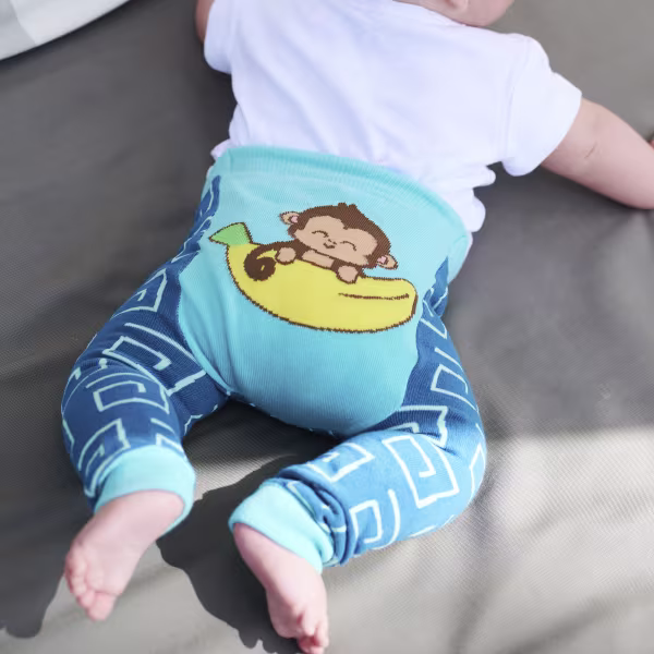 Banana Monkey, 3-Pc Boogie Toes, Tight & Tee Baby Premium Gift Set - Image 4