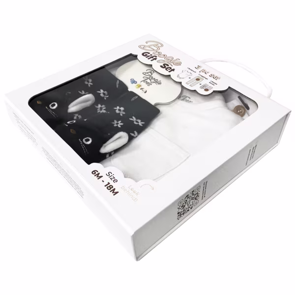 Scaredy Cat, 3-Pc Boogie Toes, Tight & Tee Baby Premium Gift Set - Image 5