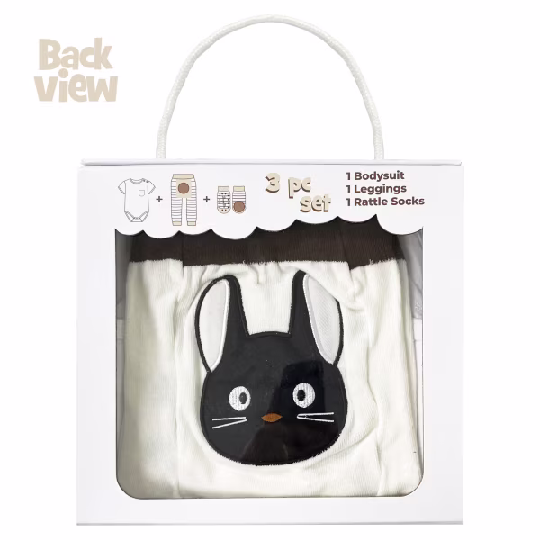 Scaredy Cat, 3-Pc Boogie Toes, Tight & Tee Baby Premium Gift Set - Image 8