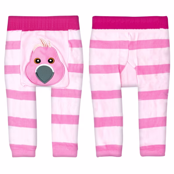Pink Flamingo, 3-Pc Boogie Toes, Tight & Tee Baby Premium Gift Set - Image 12