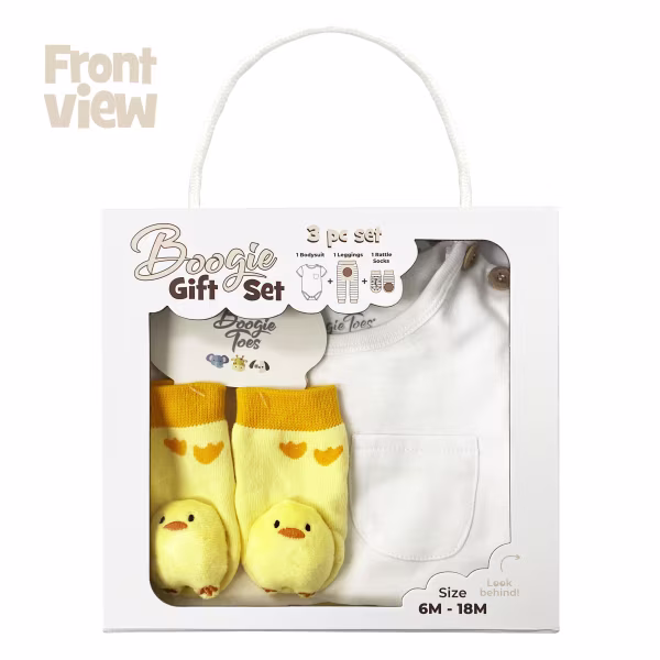 Baby Chic, 3-Pc Boogie Toes, Tight & Tee Baby Premium Gift Set - Image 7