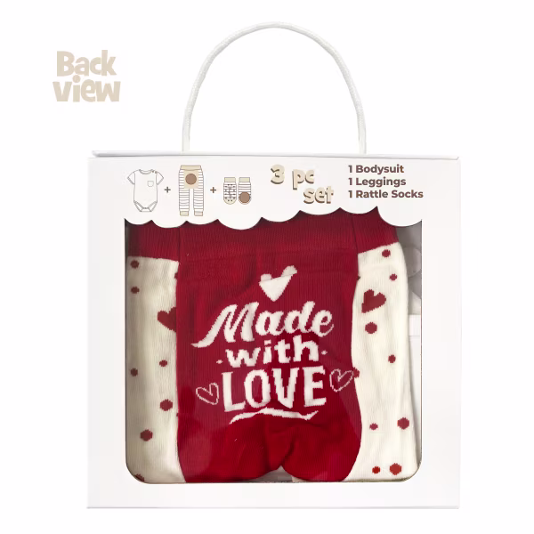Made With Love, 3-Pc Boogie Toes, Tight & Tee Baby Premium Gift Set - Image 6