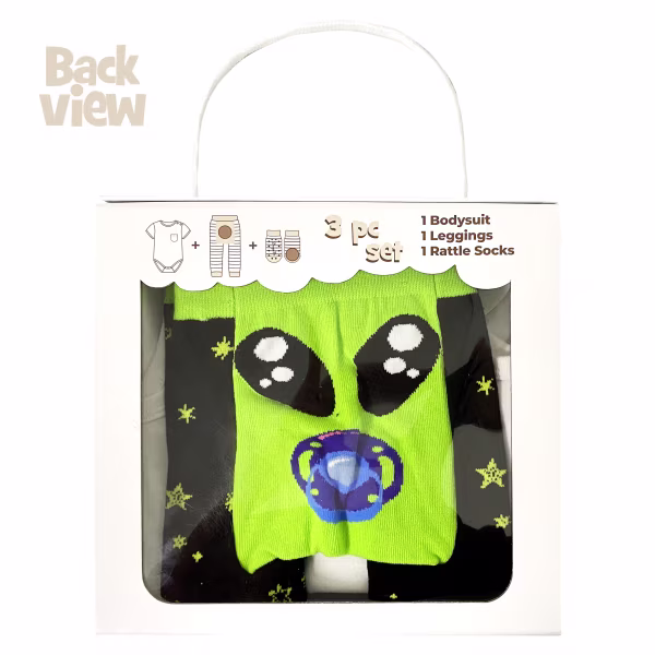 Baby Alien, 3-Pc Boogie Toes, Tight & Tee Baby Premium Gif - Image 6