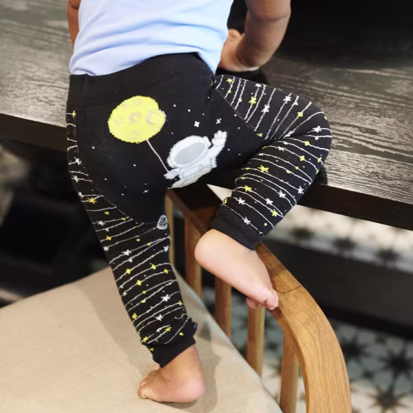 Space Astronaut, 3-Pc Boogie Toes, Tight & Tee Baby Premium Gift Set - Image 6