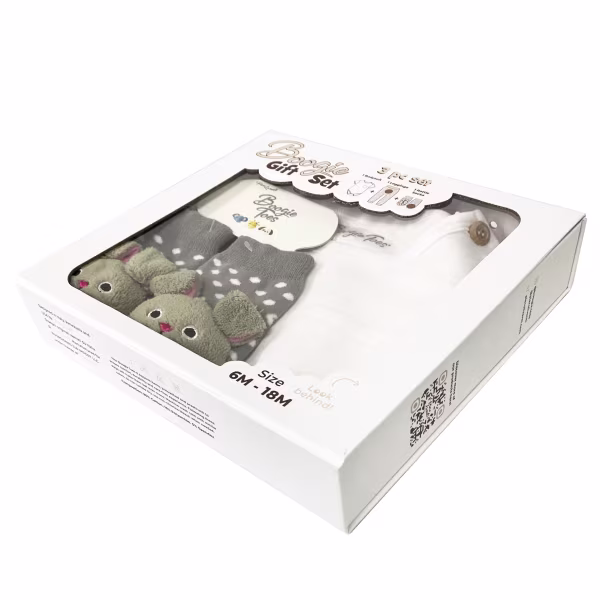 Space Bunny, 3-Pc Boogie Toes, Tight & Tee Baby Premium Gift Set - Image 7