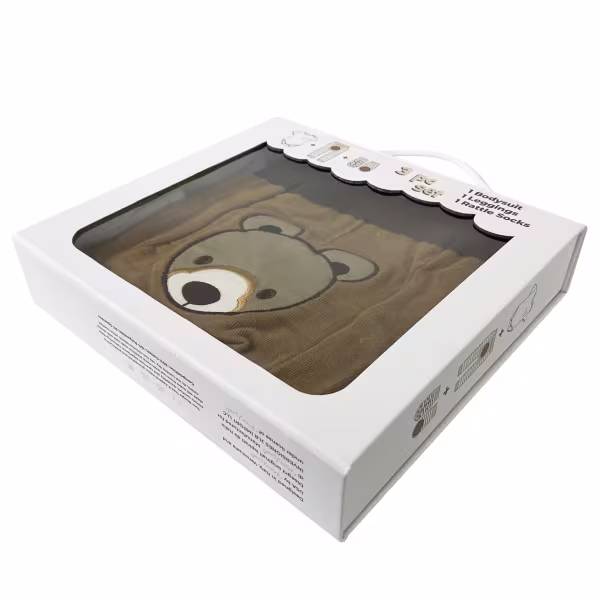 Teddy Bear Boy, 3-Pc Boogie Toes, Tight & Tee Baby Premium Gift Set - Image 8