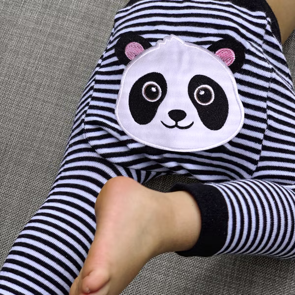 Panda & Huggie, 3-Pc Boogie Toes, Tight & Tee Baby Premium Gift Set - Image 7