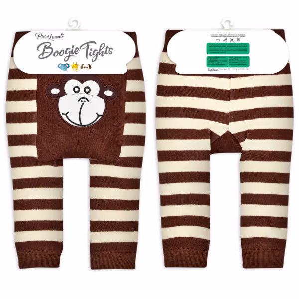 Monkey Boy - Boogie Tights Baby Leggings - Image 6