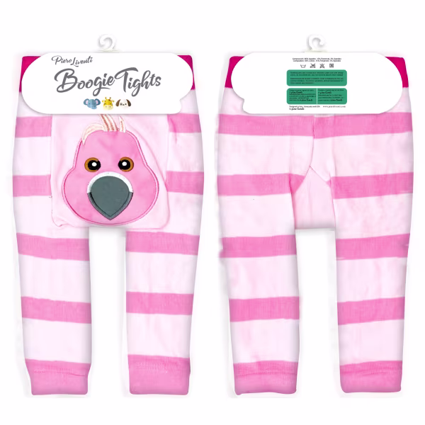 Pink Flamingo - Boogie Tights Baby Leggings - Image 6
