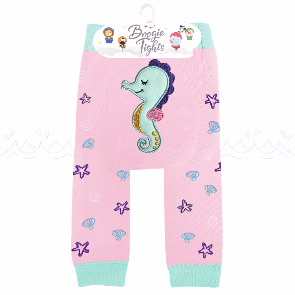 Seahorse - Boogie Tights Baby Leggings - Image 2