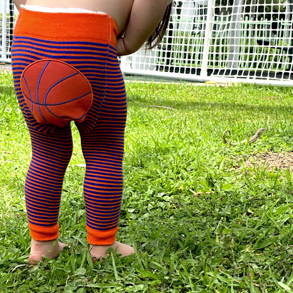 Basketball - Boogie Tights Baby Leggings - Image 4
