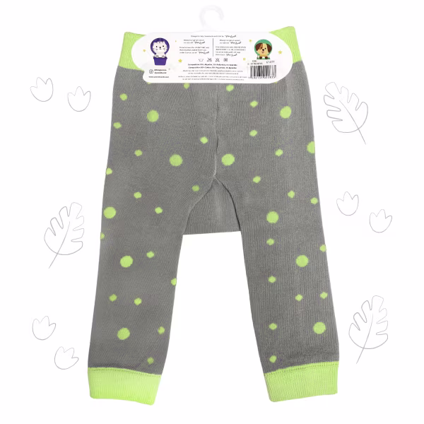 Green Dino - Boogie Tights Baby Leggings - Image 3