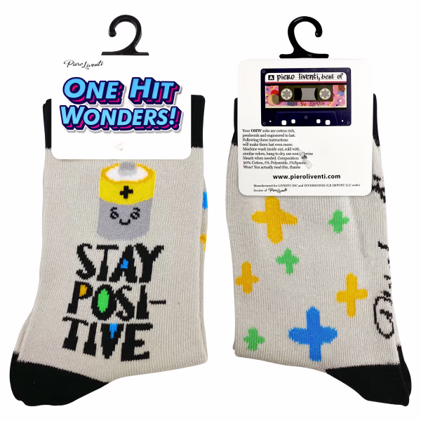 Stay Positive, One Hit Wonders Mini, Youth Sock 8 to 12 Yrs - Image 6