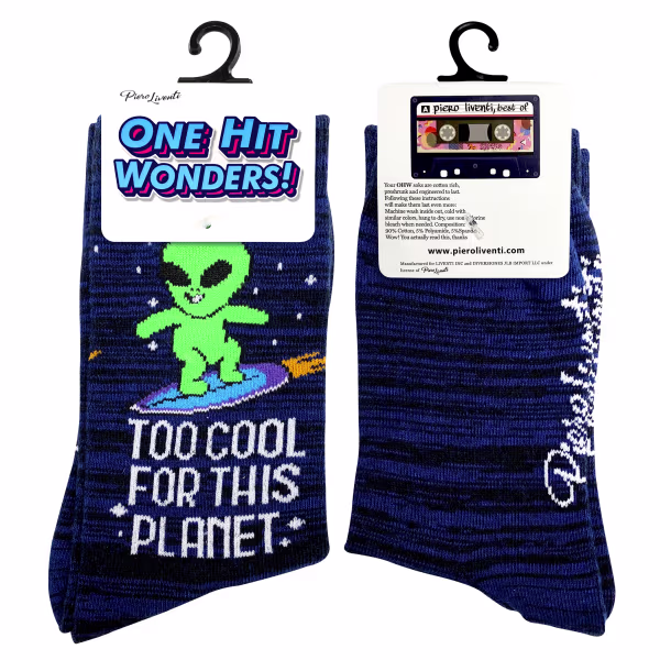 Too Cool For This Planet, One Hit Wonders Mini, Youth Sock 8 to 12 Yrs - Image 5