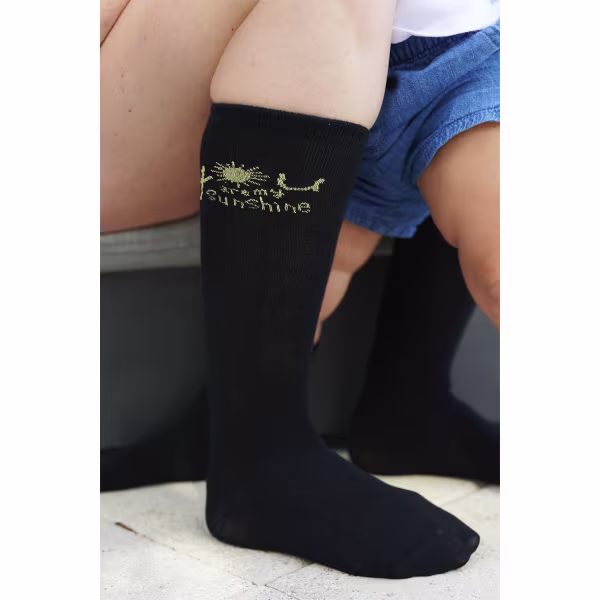 2 pair Sidekicks Sunshine, Mommy and Me Socks Set - Image 2