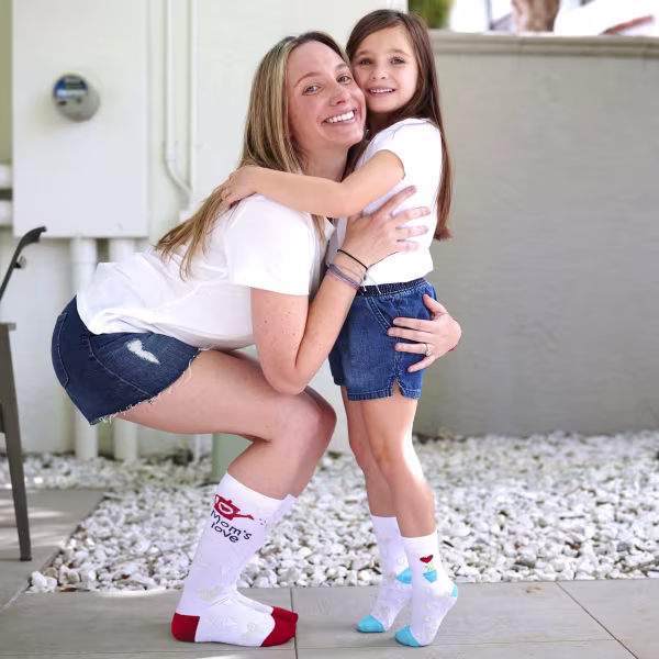 2 pair Sidekicks Mom's Love Plant, Mommy & Me Socks Set - Image 2