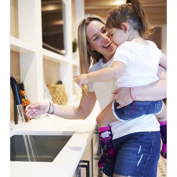 2 pair Sidekicks Head Chef & Critic, Mommy & Me Socks Set - Image 3