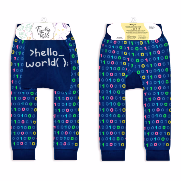 Hello World Baby Funkie Tights Legging Pants - Image 3