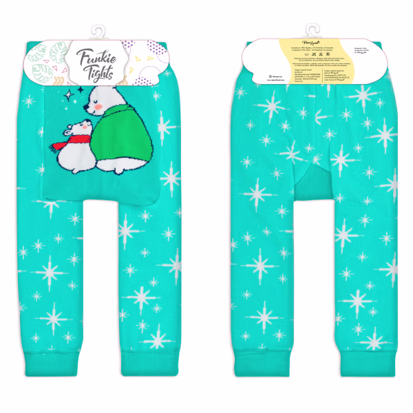 Polar Bears Baby Funkie Tights Legging Pants - Image 3