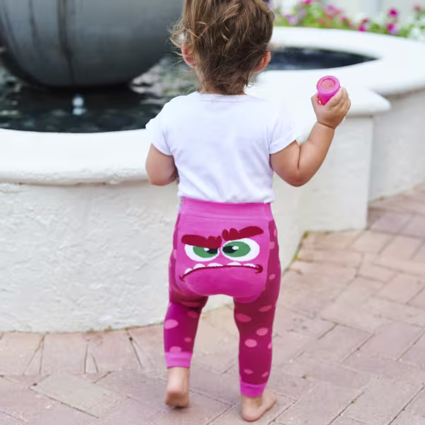 Grumpy Monster Girl Baby Funkie Tights Legging Pants - Image 2