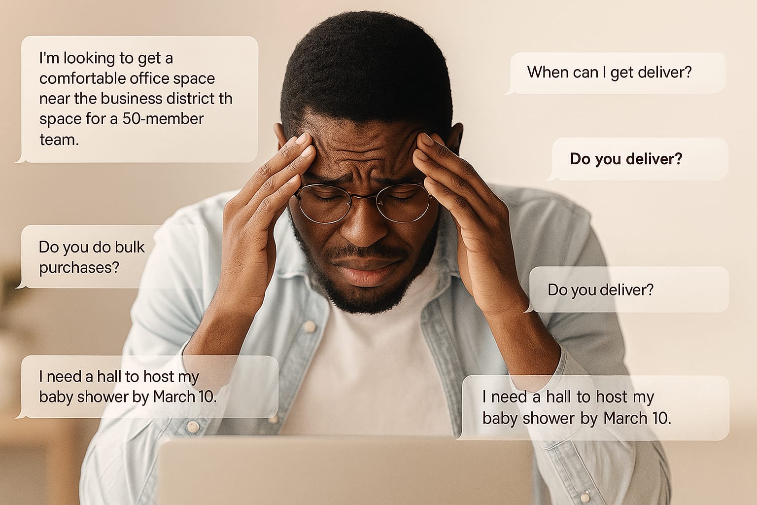 Overwhelmed by messages - TechAssembly AI Powered Business Profile