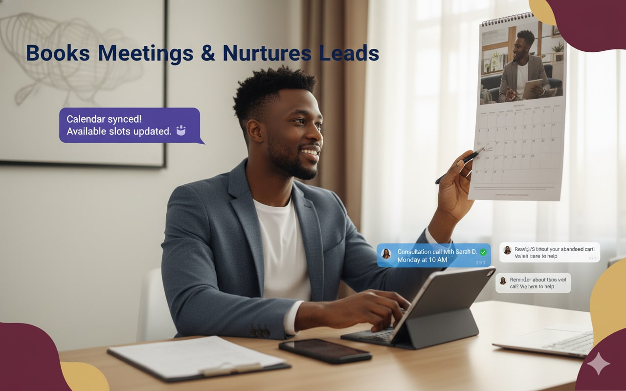 Calendar booking system - AI Powered Business Profile