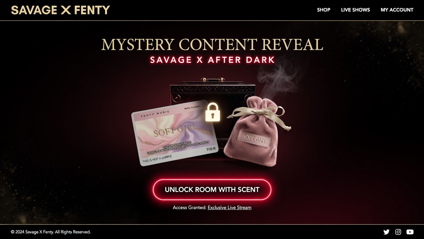 Unlock the room by scent interface