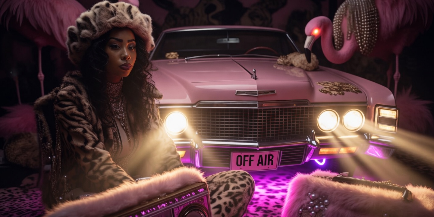 DJLADYCHERRY Flamingo Photoshoot V0ben2