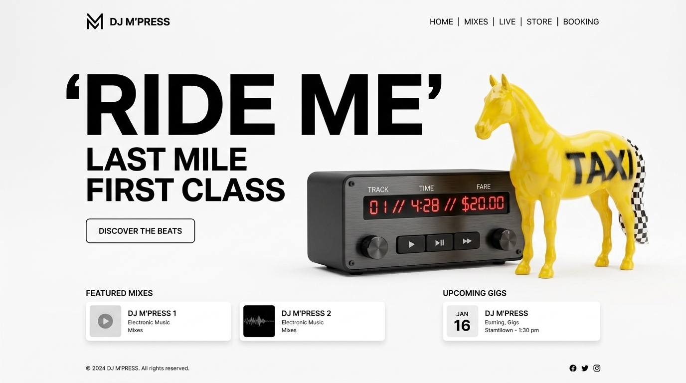 DJ M'Press taxi