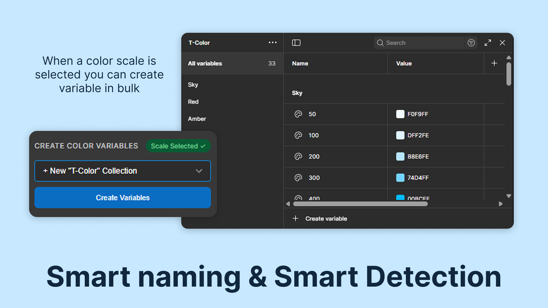 Convert to Figma variables with smart detection