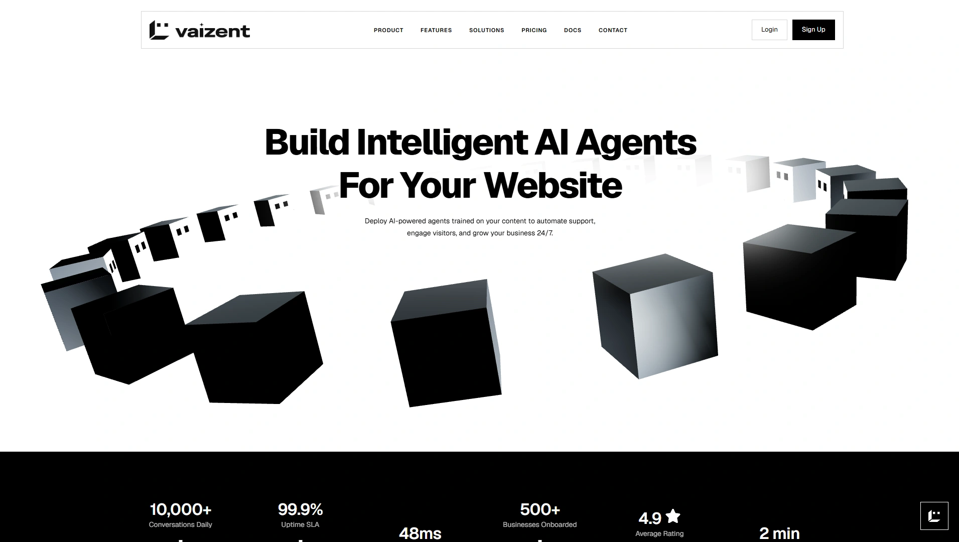 Vaizent - AI Voice Agent For Your Website screenshot 2